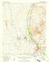 Victorville California Historical topographic map, 1:62500 scale, 15 X 15 Minute, Year 1956