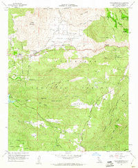 Viejas Mountain California Historical topographic map, 1:24000 scale, 7.5 X 7.5 Minute, Year 1960