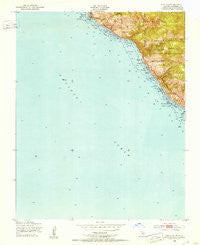 Villa Creek California Historical topographic map, 1:24000 scale, 7.5 X 7.5 Minute, Year 1949