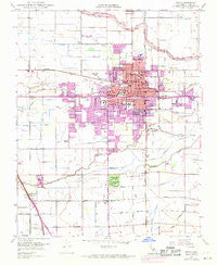 Visalia California Historical topographic map, 1:24000 scale, 7.5 X 7.5 Minute, Year 1949
