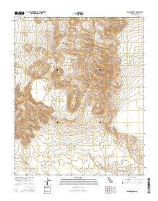 Volcano Peak California Current topographic map, 1:24000 scale, 7.5 X 7.5 Minute, Year 2015