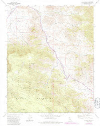 Walker Pass California Historical topographic map, 1:24000 scale, 7.5 X 7.5 Minute, Year 1972