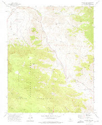 Walker Pass California Historical topographic map, 1:24000 scale, 7.5 X 7.5 Minute, Year 1972
