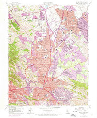 Walnut Creek California Historical topographic map, 1:24000 scale, 7.5 X 7.5 Minute, Year 1959