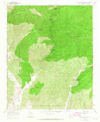 Warm Springs Mountain California Historical topographic map, 1:24000 scale, 7.5 X 7.5 Minute, Year 1958