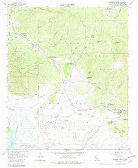 Warner Springs California Historical topographic map, 1:24000 scale, 7.5 X 7.5 Minute, Year 1959
