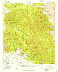 Warner Springs California Historical topographic map, 1:62500 scale, 15 X 15 Minute, Year 1939