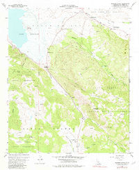Warners Ranch California Historical topographic map, 1:24000 scale, 7.5 X 7.5 Minute, Year 1960