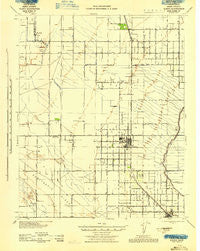Wasco California Historical topographic map, 1:62500 scale, 15 X 15 Minute, Year 1943