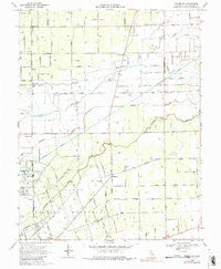 Waterloo California Historical topographic map, 1:24000 scale, 7.5 X 7.5 Minute, Year 1968