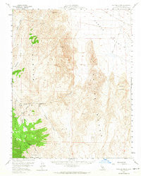 Waucoba Spring California Historical topographic map, 1:62500 scale, 15 X 15 Minute, Year 1958