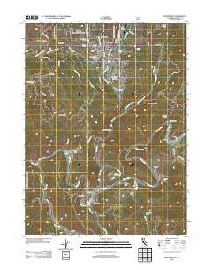 Weaverville California Historical topographic map, 1:24000 scale, 7.5 X 7.5 Minute, Year 2012