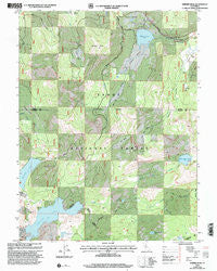 Webber Peak California Historical topographic map, 1:24000 scale, 7.5 X 7.5 Minute, Year 2000