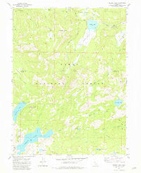 Webber Peak California Historical topographic map, 1:24000 scale, 7.5 X 7.5 Minute, Year 1981