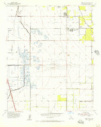 Weed Patch California Historical topographic map, 1:24000 scale, 7.5 X 7.5 Minute, Year 1955
