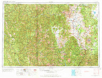 Weed California Historical topographic map, 1:250000 scale, 1 X 2 Degree, Year 1958