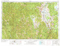 Weed California Historical topographic map, 1:250000 scale, 1 X 2 Degree, Year 1958