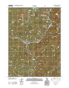 Weitchpec California Historical topographic map, 1:24000 scale, 7.5 X 7.5 Minute, Year 2012