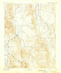 Wellington Nevada Historical topographic map, 1:125000 scale, 30 X 30 Minute, Year 1893