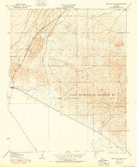 West Elk Hills California Historical topographic map, 1:24000 scale, 7.5 X 7.5 Minute, Year 1950
