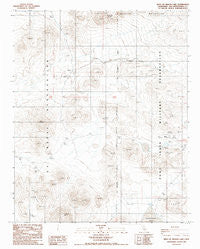 West of Nelson Lake California Historical topographic map, 1:24000 scale, 7.5 X 7.5 Minute, Year 1986