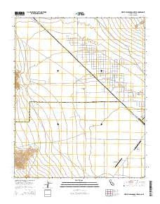 West of Shenandoah Peak California Current topographic map, 1:24000 scale, 7.5 X 7.5 Minute, Year 2015