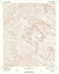 Whipple Wash California Historical topographic map, 1:24000 scale, 7.5 X 7.5 Minute, Year 1970