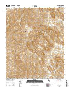 Whipple Wash California Current topographic map, 1:24000 scale, 7.5 X 7.5 Minute, Year 2015