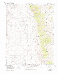 White Mtn California Historical topographic map, 1:62500 scale, 15 X 15 Minute, Year 1962