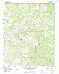 White River California Historical topographic map, 1:24000 scale, 7.5 X 7.5 Minute, Year 1965