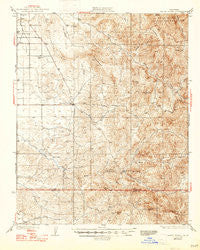 White River California Historical topographic map, 1:62500 scale, 15 X 15 Minute, Year 1936