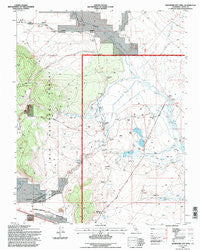 Whitmore Hot Sprs California Historical topographic map, 1:24000 scale, 7.5 X 7.5 Minute, Year 1994