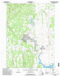 Whittemore Ridge California Historical topographic map, 1:24000 scale, 7.5 X 7.5 Minute, Year 1993