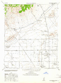 Willow Springs California Historical topographic map, 1:62500 scale, 15 X 15 Minute, Year 1943