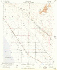 Wister California Historical topographic map, 1:24000 scale, 7.5 X 7.5 Minute, Year 1956
