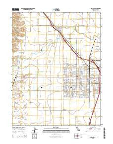 Woodland California Current topographic map, 1:24000 scale, 7.5 X 7.5 Minute, Year 2015