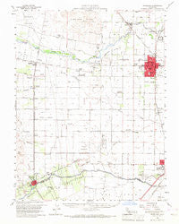 Woodland California Historical topographic map, 1:62500 scale, 15 X 15 Minute, Year 1953