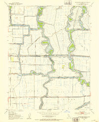 Woodward Island California Historical topographic map, 1:24000 scale, 7.5 X 7.5 Minute, Year 1952