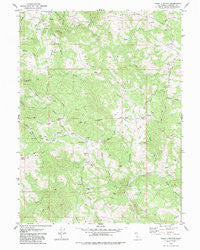 Yager Junction California Historical topographic map, 1:24000 scale, 7.5 X 7.5 Minute, Year 1979