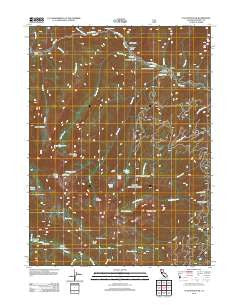 Ycatapom Peak California Historical topographic map, 1:24000 scale, 7.5 X 7.5 Minute, Year 2012