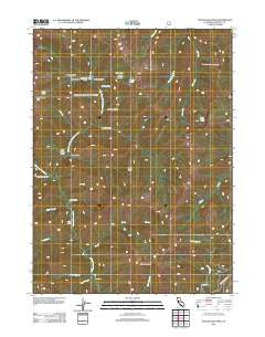 Yellow Dog Peak California Historical topographic map, 1:24000 scale, 7.5 X 7.5 Minute, Year 2012