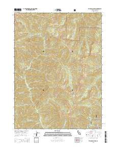Yellow Dog Peak California Current topographic map, 1:24000 scale, 7.5 X 7.5 Minute, Year 2015