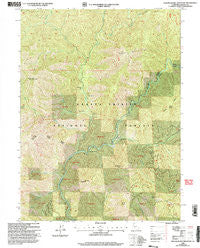 Yellowjacket Mountain California Historical topographic map, 1:24000 scale, 7.5 X 7.5 Minute, Year 1998