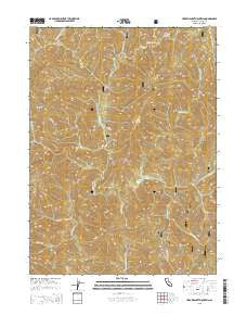 Yellowjacket Mountain California Current topographic map, 1:24000 scale, 7.5 X 7.5 Minute, Year 2015