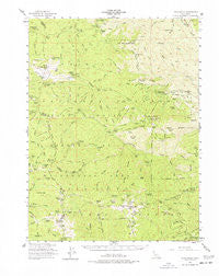 Yolla Bolly California Historical topographic map, 1:62500 scale, 15 X 15 Minute, Year 1954