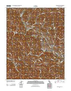 York Mountain California Historical topographic map, 1:24000 scale, 7.5 X 7.5 Minute, Year 2012