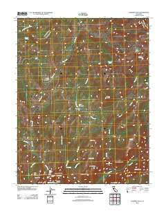 Yosemite Falls California Historical topographic map, 1:24000 scale, 7.5 X 7.5 Minute, Year 2012