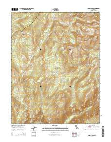 Yosemite Falls California Current topographic map, 1:24000 scale, 7.5 X 7.5 Minute, Year 2015