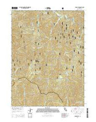 Youngs Peak California Current topographic map, 1:24000 scale, 7.5 X 7.5 Minute, Year 2015