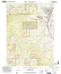 Yreka California Historical topographic map, 1:24000 scale, 7.5 X 7.5 Minute, Year 2001